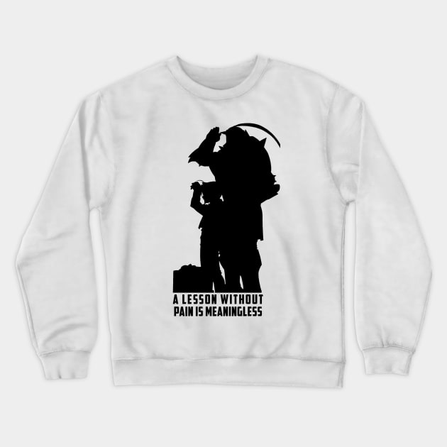 Edward and Aplhonse Elric FullMetal Alchemist Crewneck Sweatshirt by SirTeealot